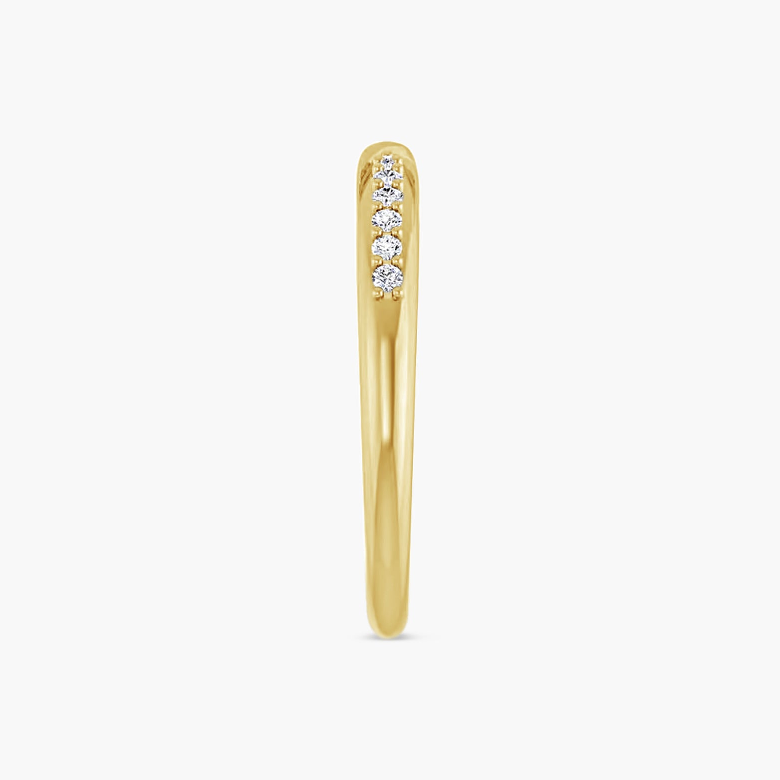 1/10 CTW Lab-Grown Diamond Anniversary Contour Band