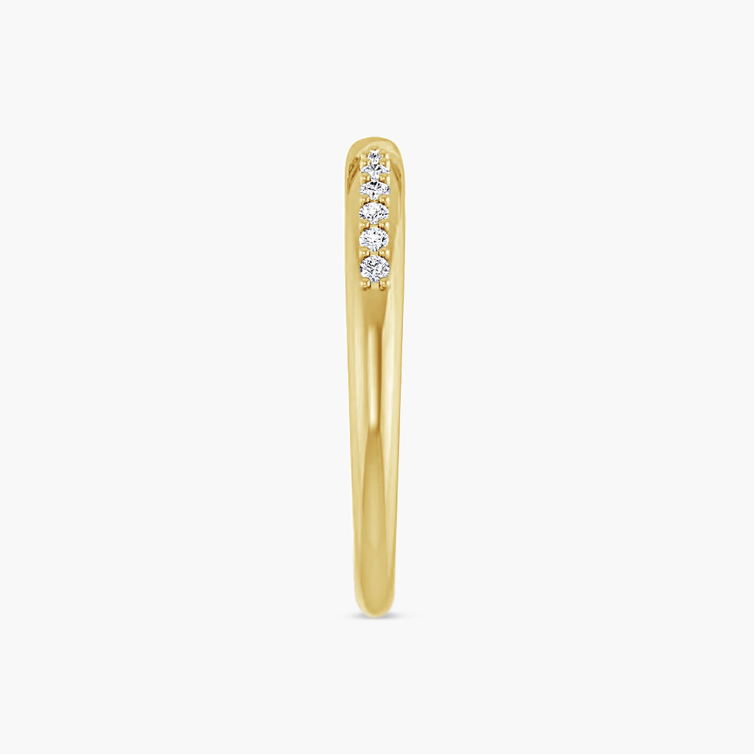 1/10 CTW Diamond Contour Anniversary Band