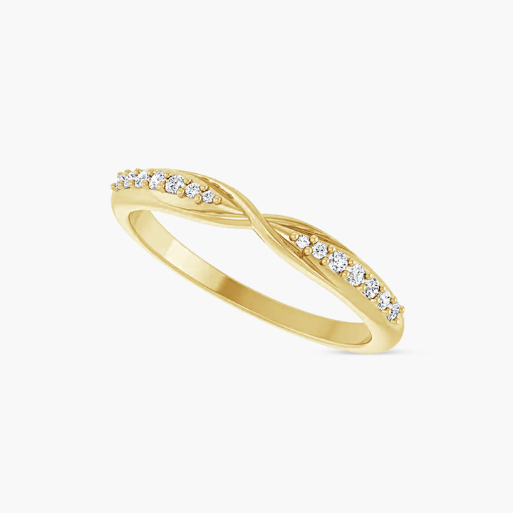 1/10 CTW Diamond Contour Anniversary Band