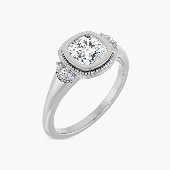 The Bezel-Set Tessa  Cushion