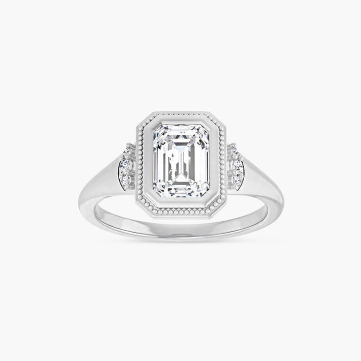 The Bezel-Set Tessa Emerald