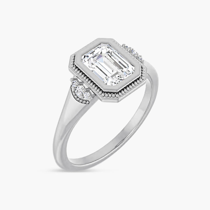 The Bezel-Set Tessa Emerald