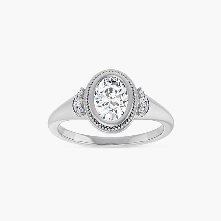 The Bezel-Set Tessa  Oval