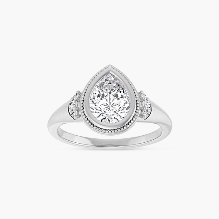 The Bezel-Set Tessa Pear