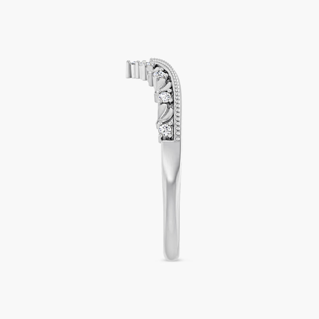 .08 CTW Natural & Lab-Grown Diamond Contour Band