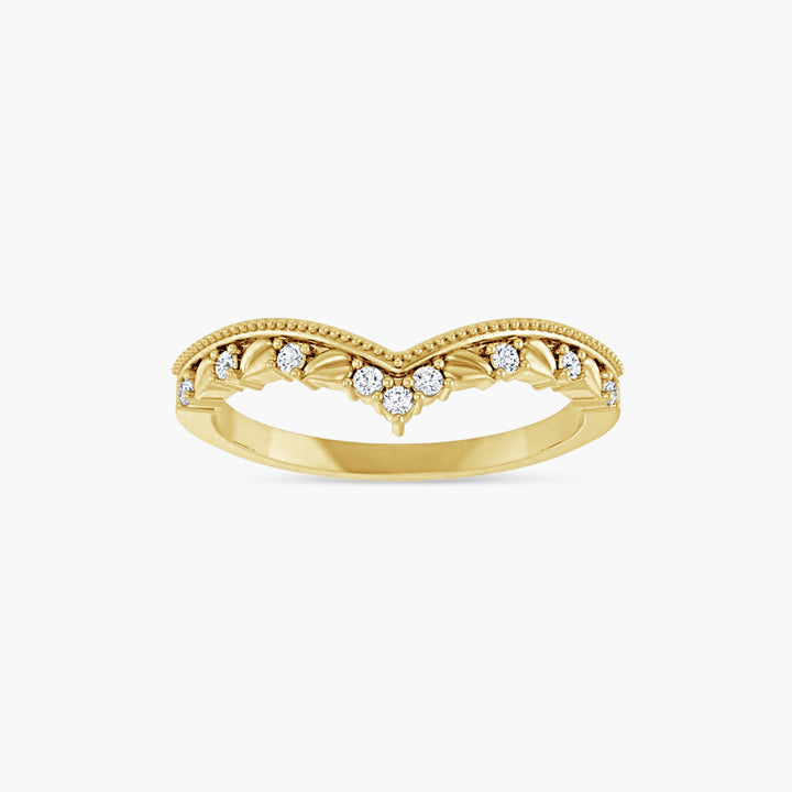 .08 CTW Natural & Lab-Grown Diamond Contour Band
