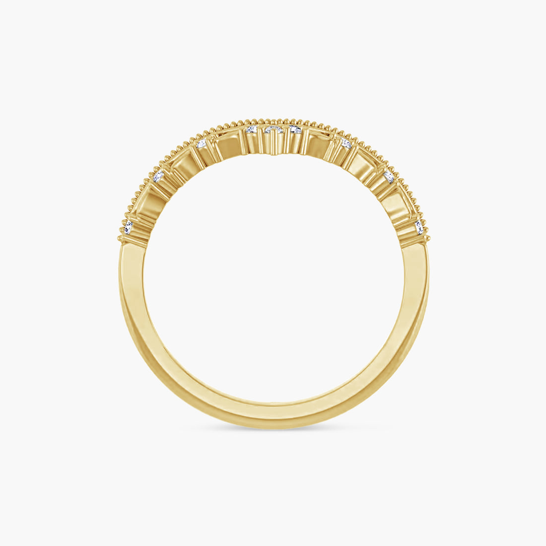 .08 CTW Natural & Lab-Grown Diamond Contour Band