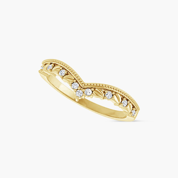 .08 CTW Natural & Lab-Grown Diamond Contour Band