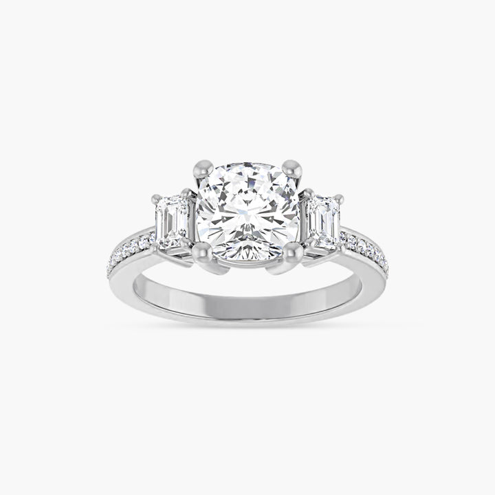 The Three Stone Amara Cushion