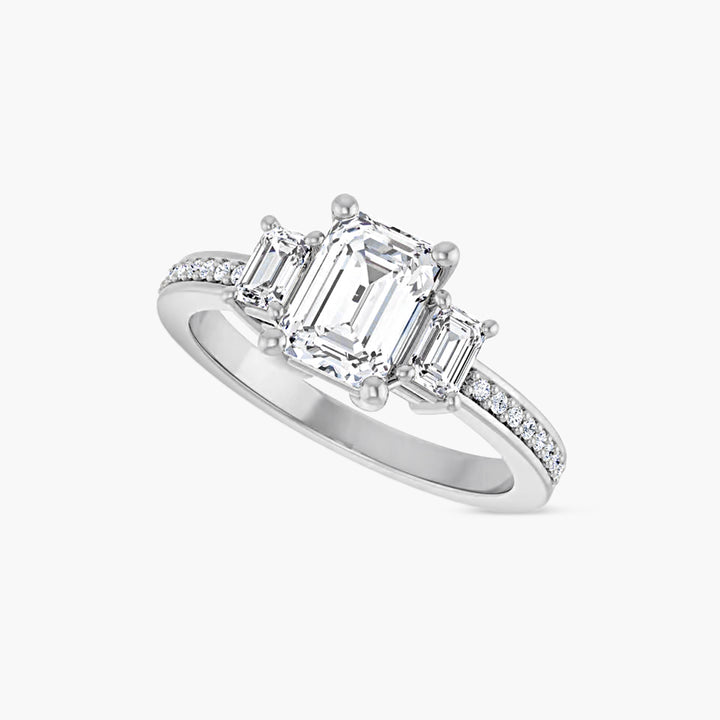 The Three Stone Amara Emerald