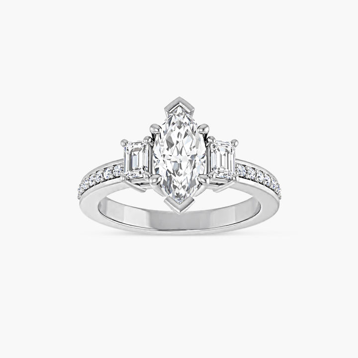 The Three Stone Amara Marquise