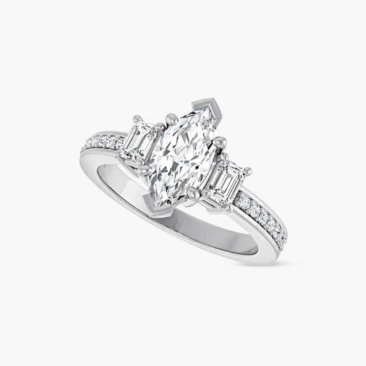 The Three Stone Amara Marquise