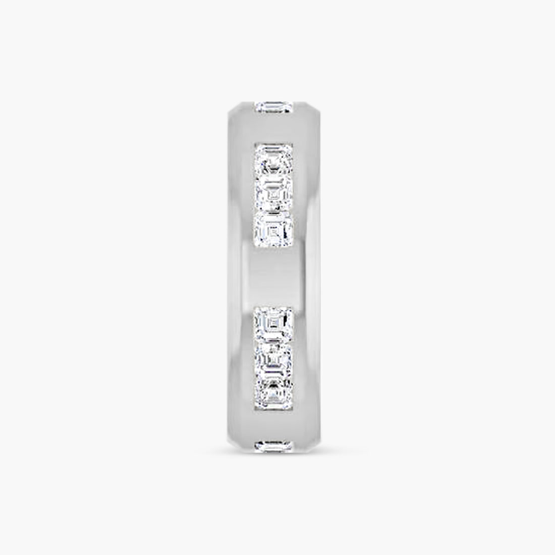 Asscher Accented Men's Band