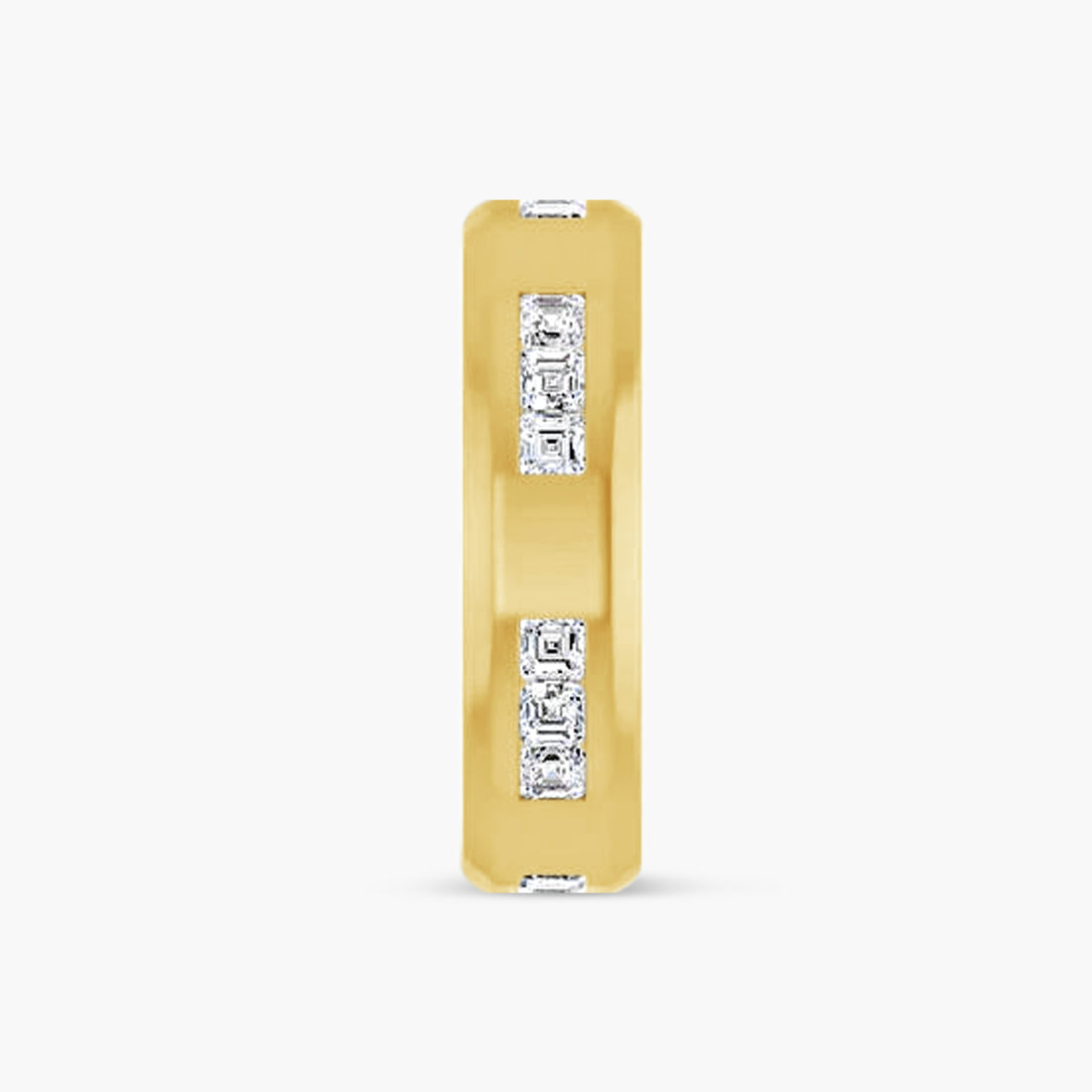 Asscher Accented Men's Band