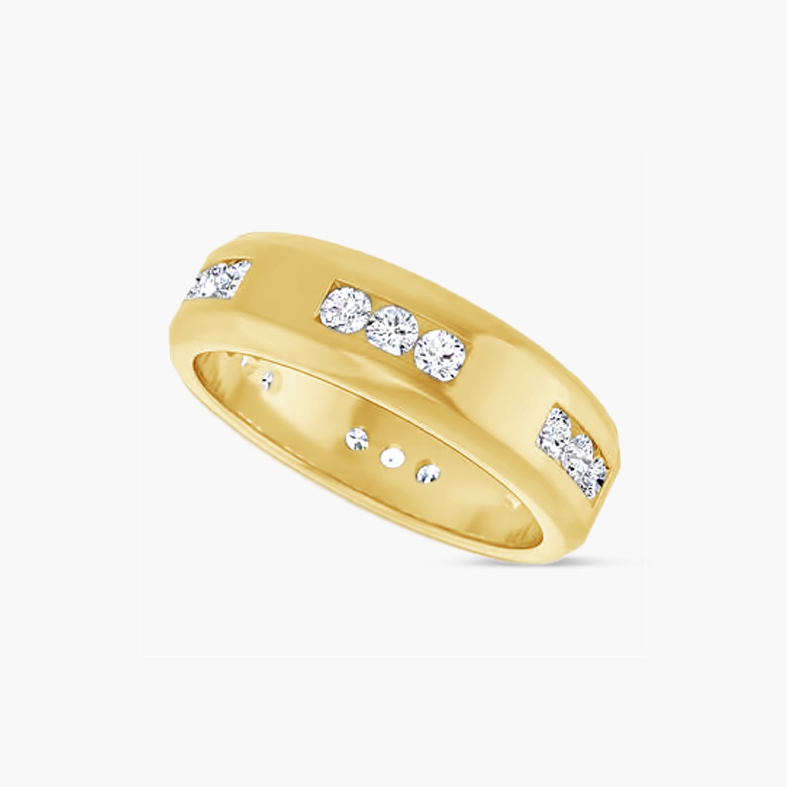 Round Accented Men's Band