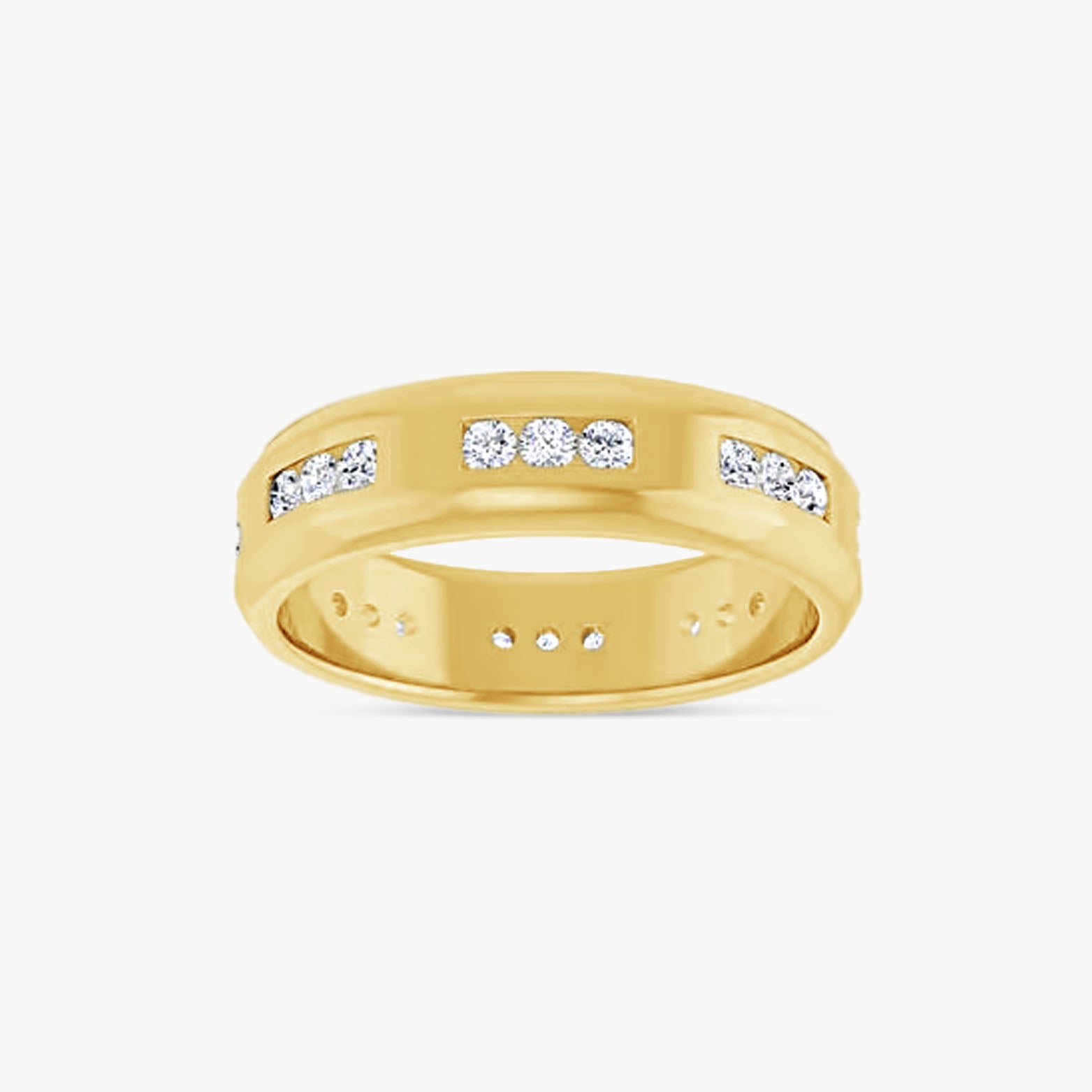 Round Accented Men's Band