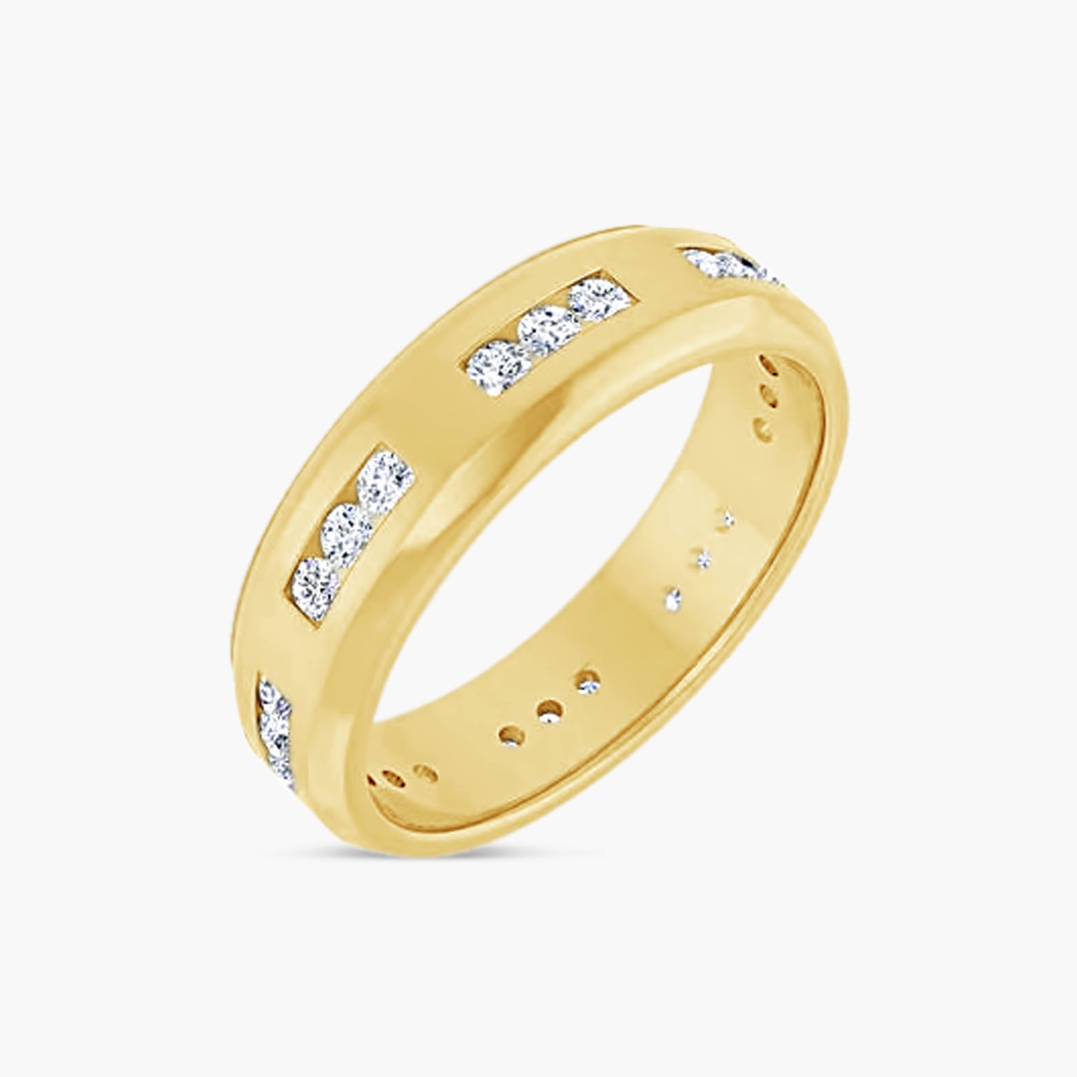 Round Accented Men's Band