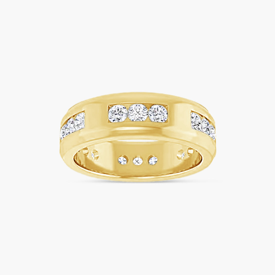 Round Accented Men's Band