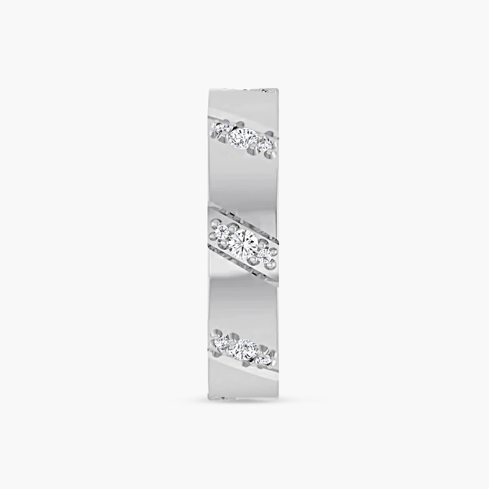 1/4 CTW Natural Diamond Patterned Eternity Band