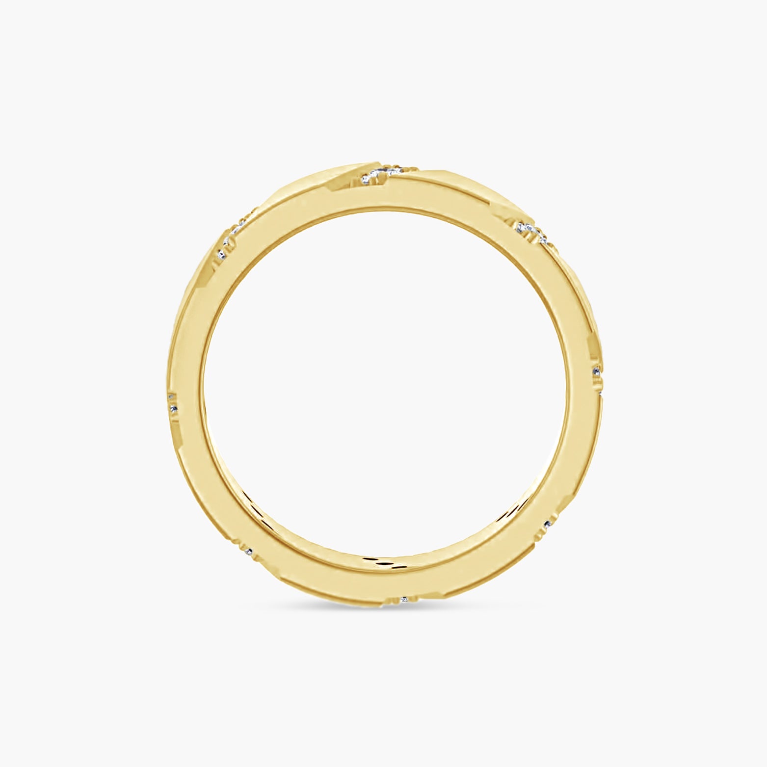 1/4 CTW Natural Diamond Patterned Eternity Band