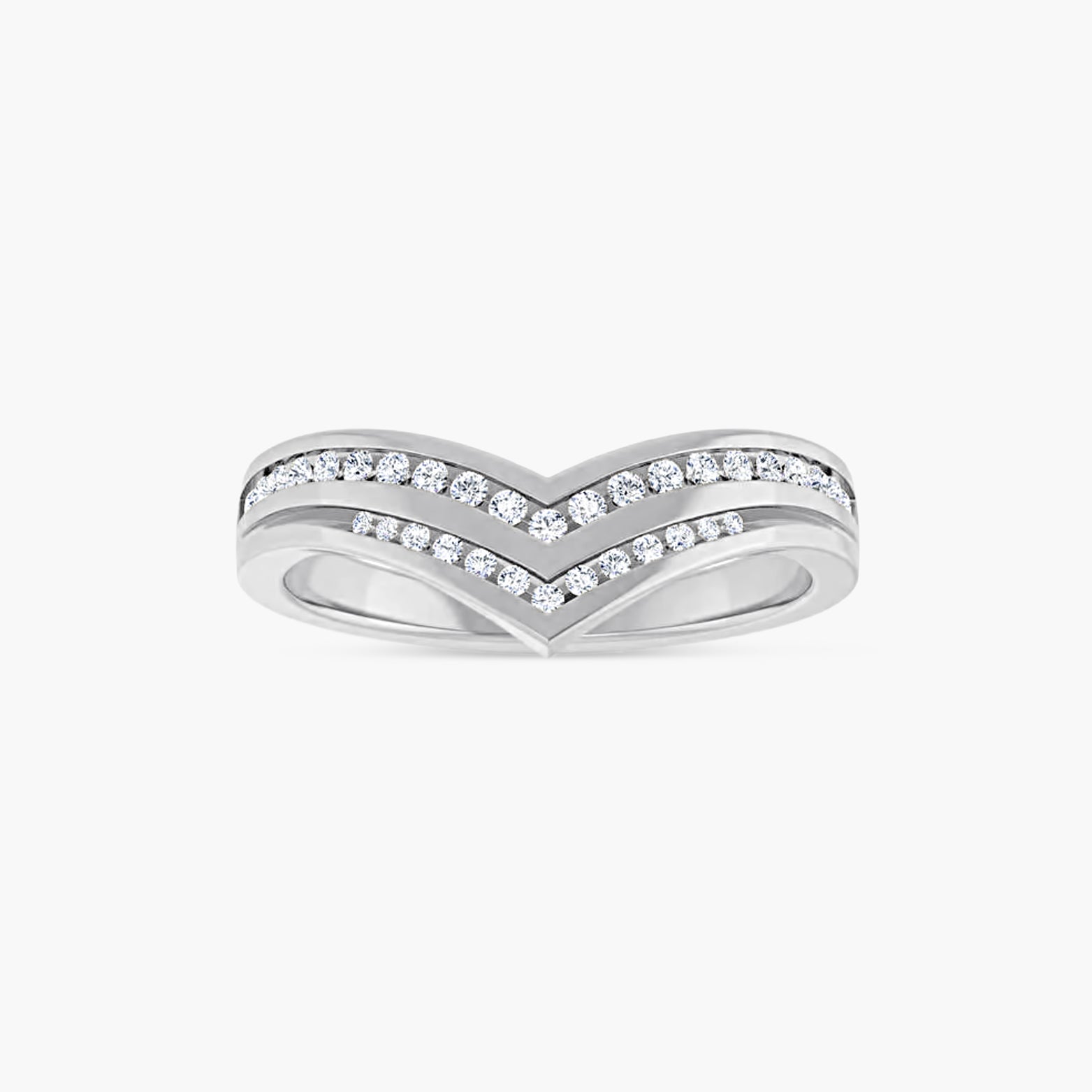 1/5 CTW Lab-Grown Diamond Contour Band