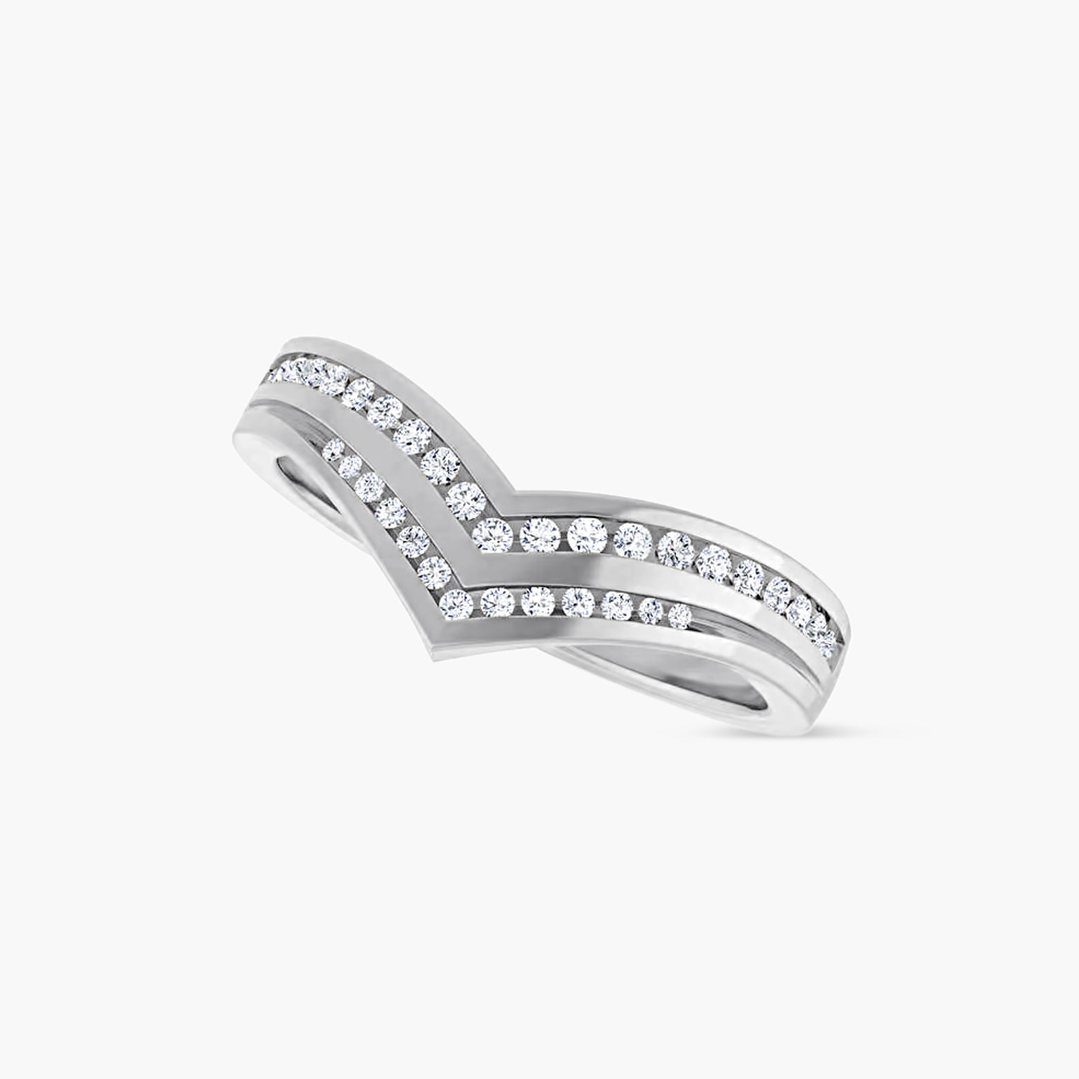 1/5 CTW Lab-Grown Diamond Contour Band