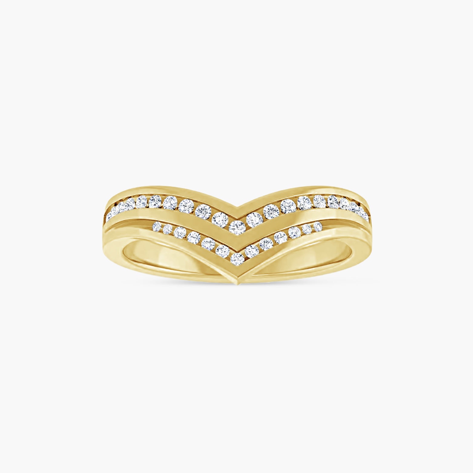 1/5 CTW Lab-Grown Diamond Contour Band