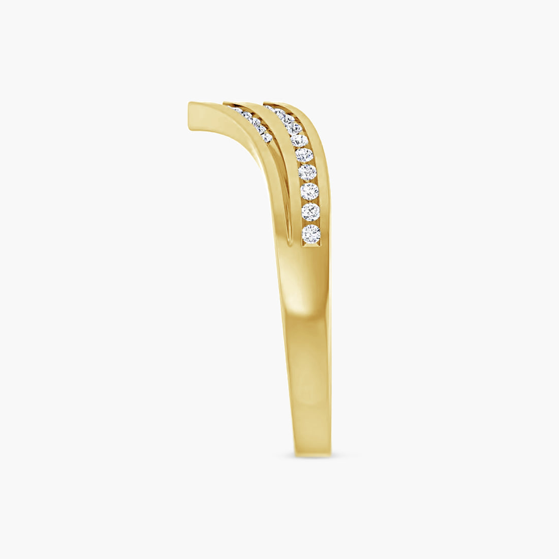 1/5 CTW Lab-Grown Diamond Contour Band