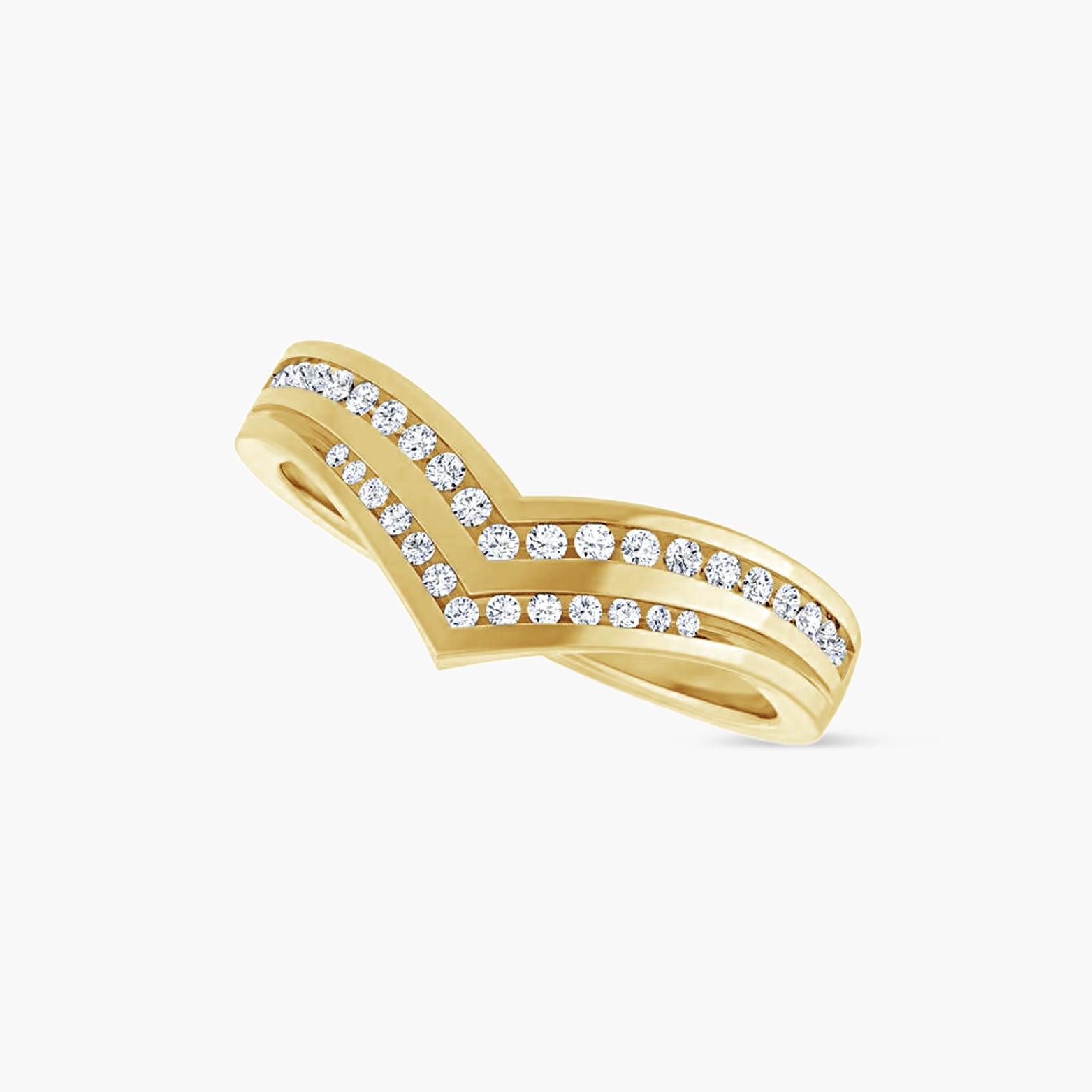 1/5 CTW Lab-Grown Diamond Contour Band