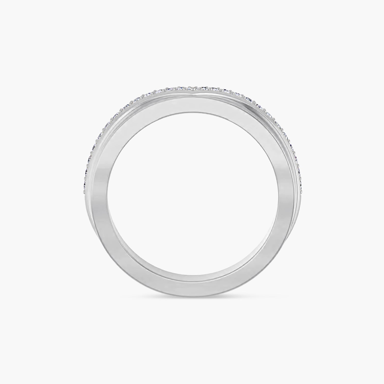Natural & Lab-Grown Diamond Contour Band