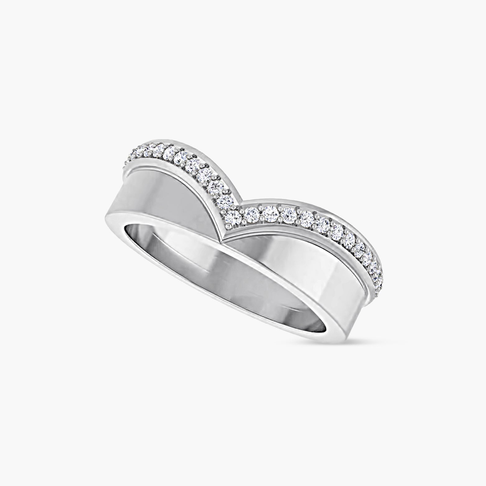 Natural & Lab-Grown Diamond Contour Band
