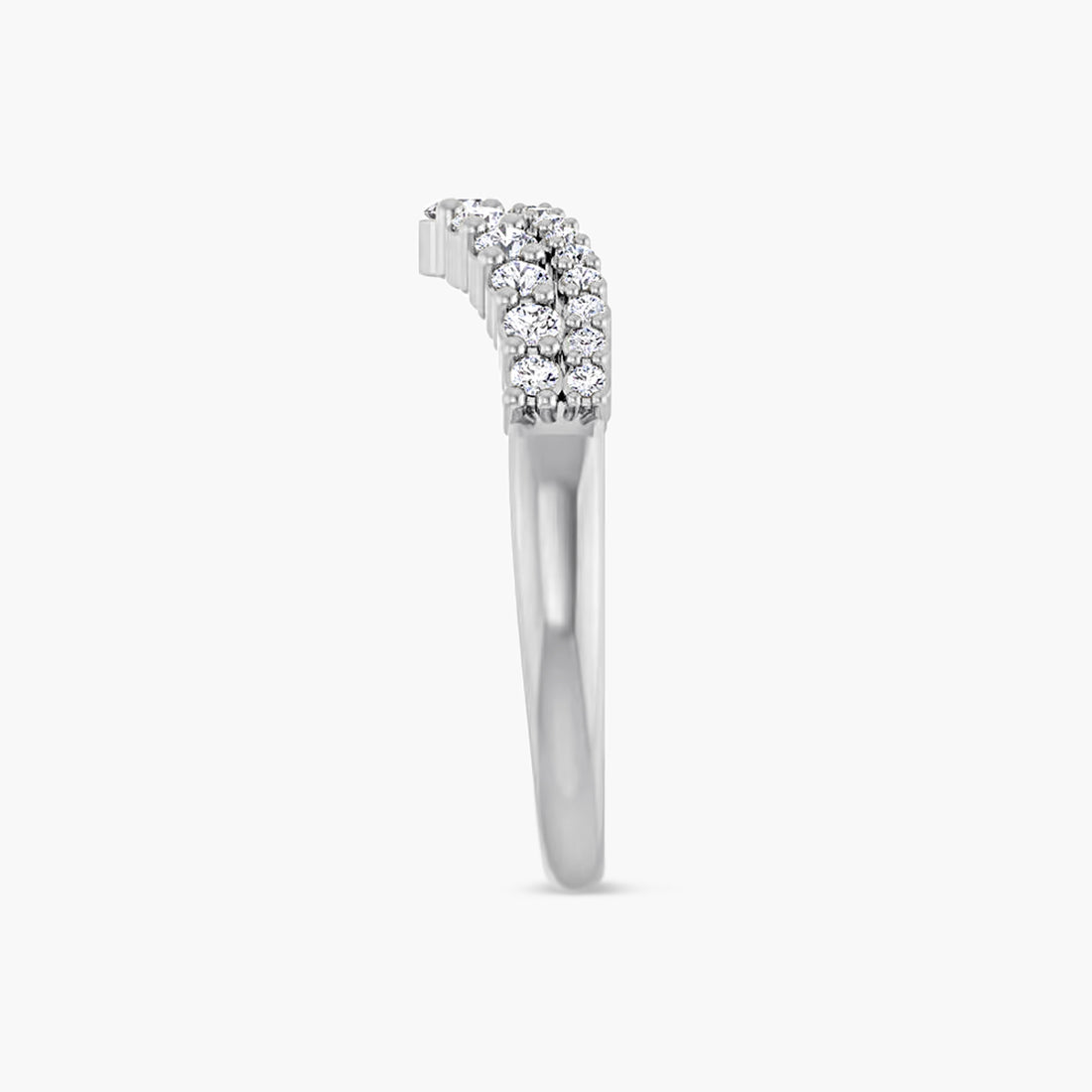 3/8 CTW Diamond Contour Band