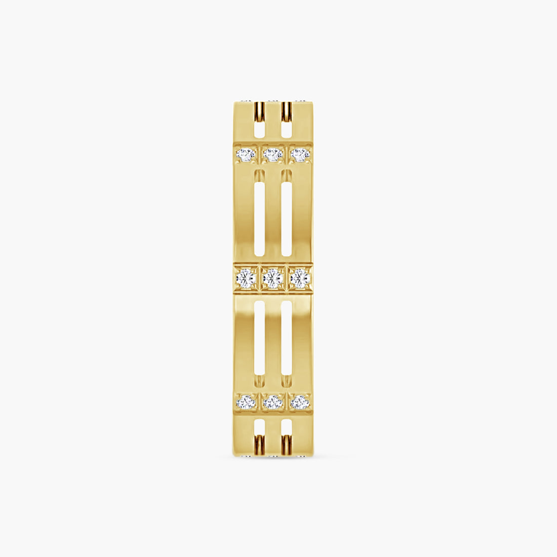 1/8 CTW Natural Diamond Patterned Eternity Band