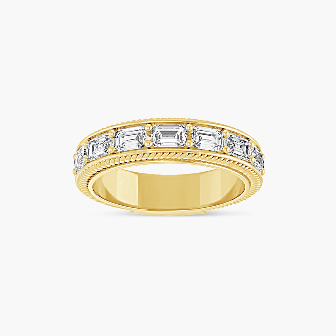 Emerald Rope Anniversary Band