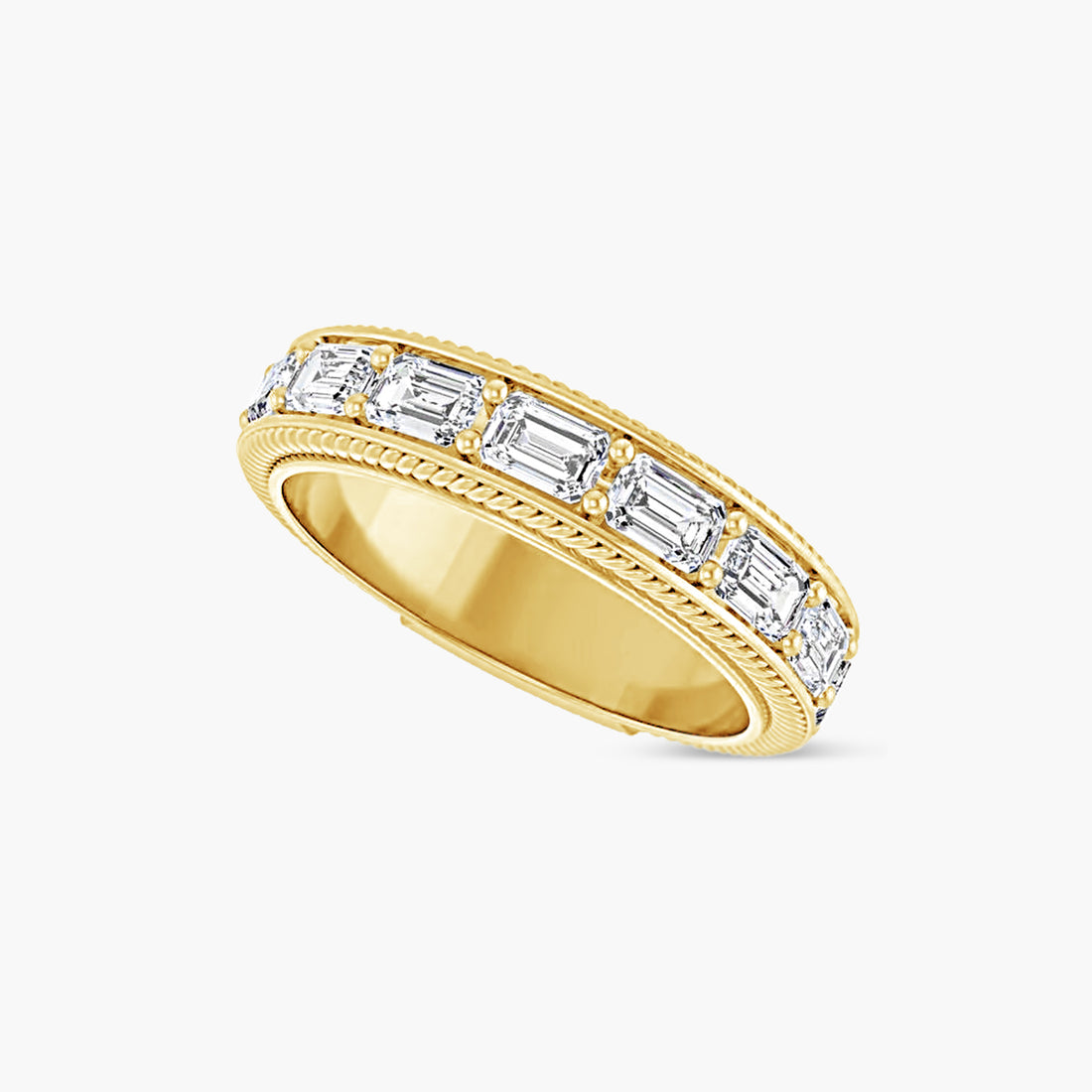 Emerald Rope Anniversary Band