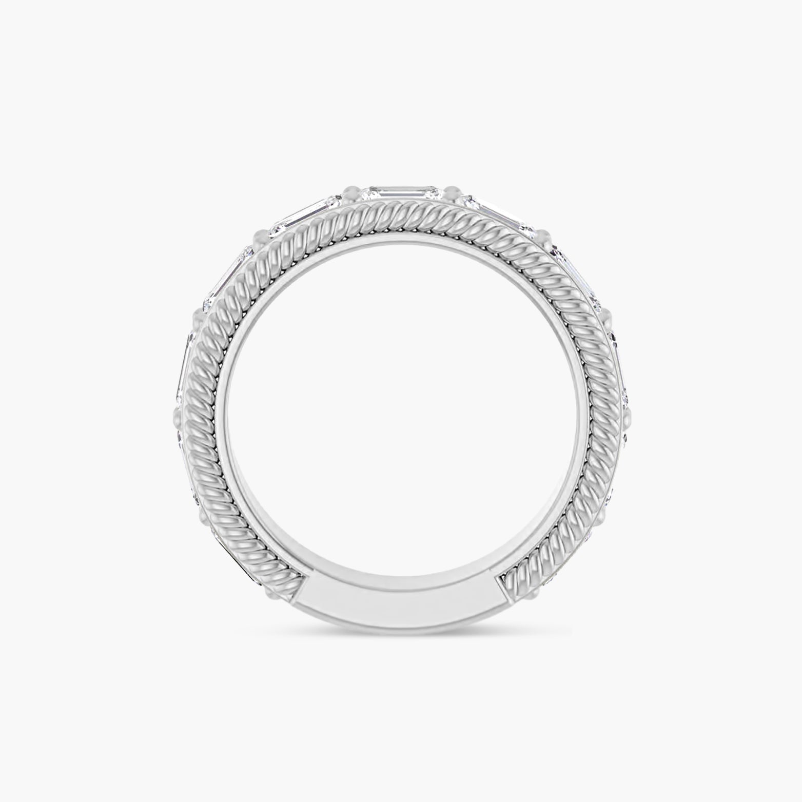 Emerald Rope Anniversary Band