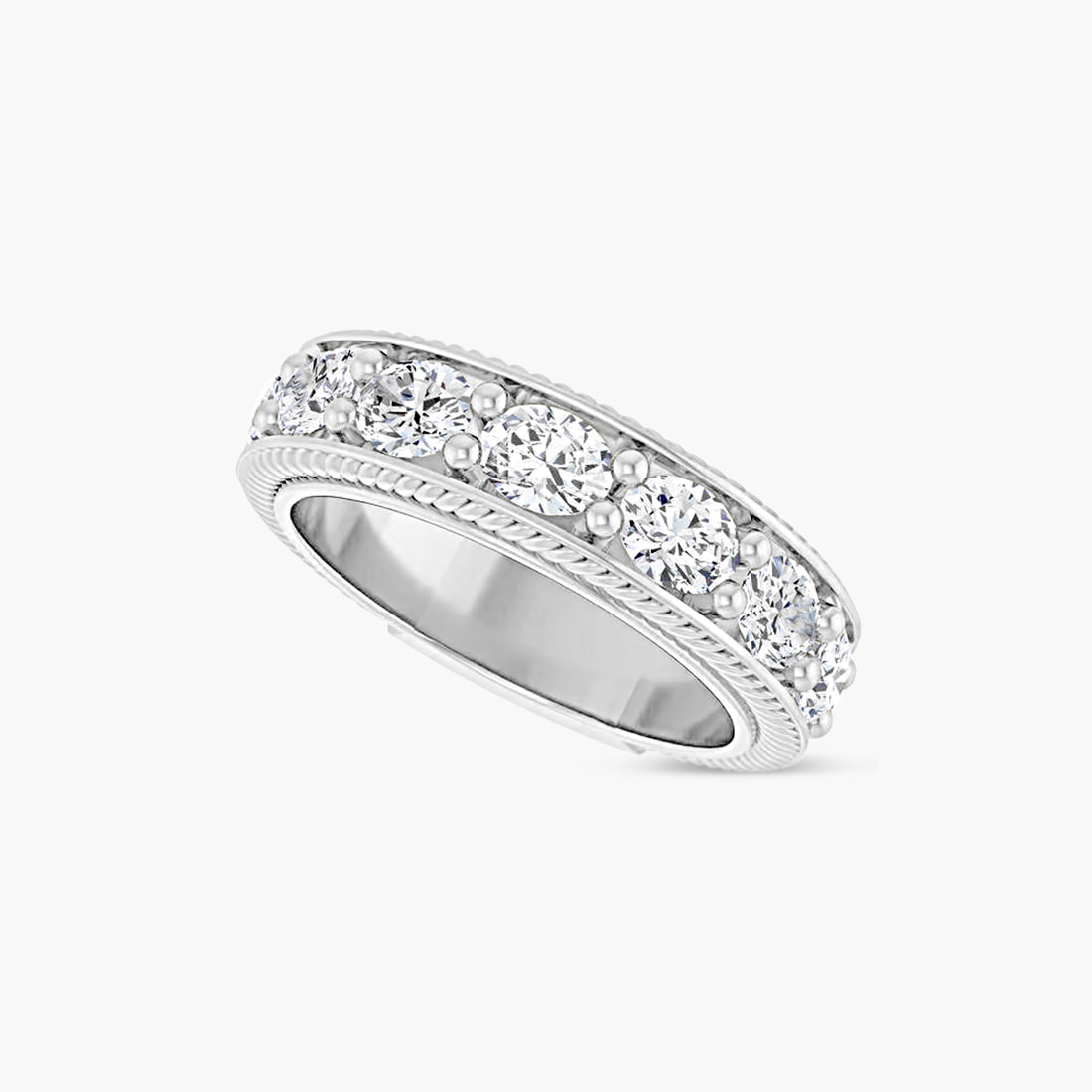 Oval Rope Anniversary Band