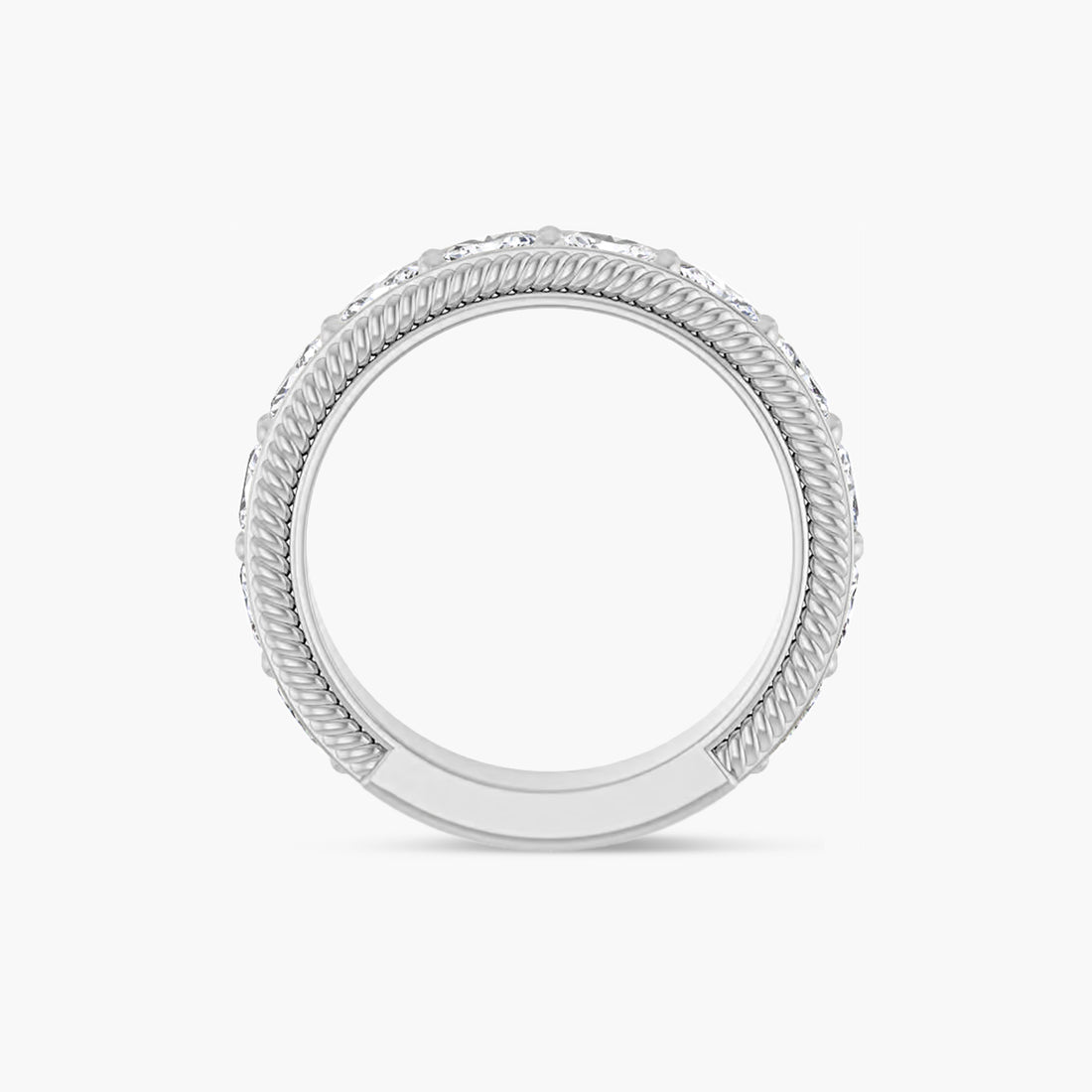 Oval Rope Anniversary Band