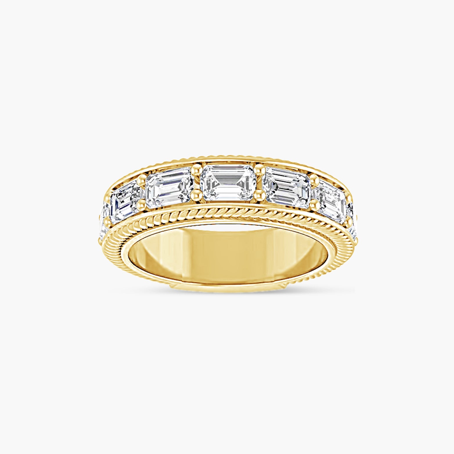 Emerald Rope Anniversary Band