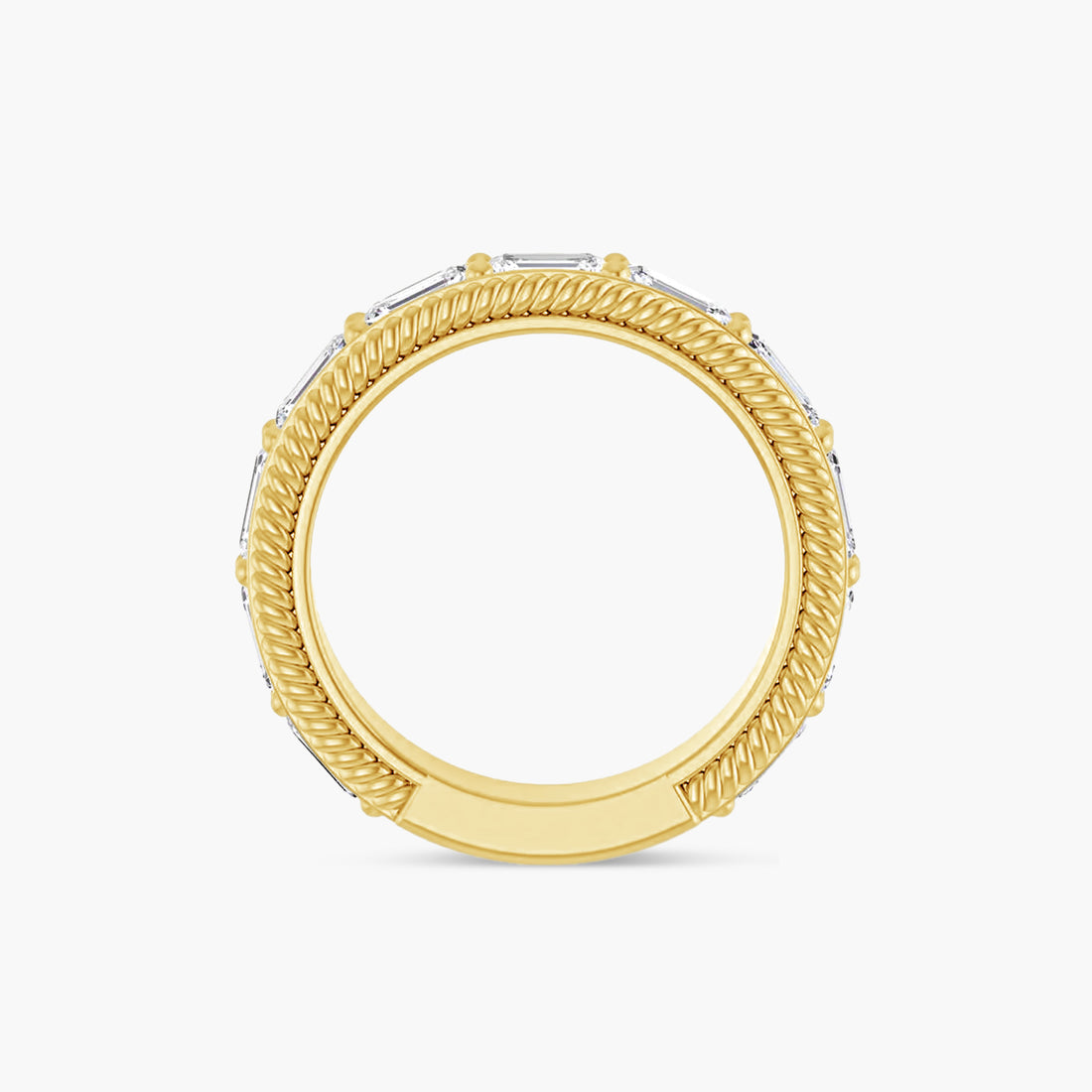 Emerald Rope Anniversary Band