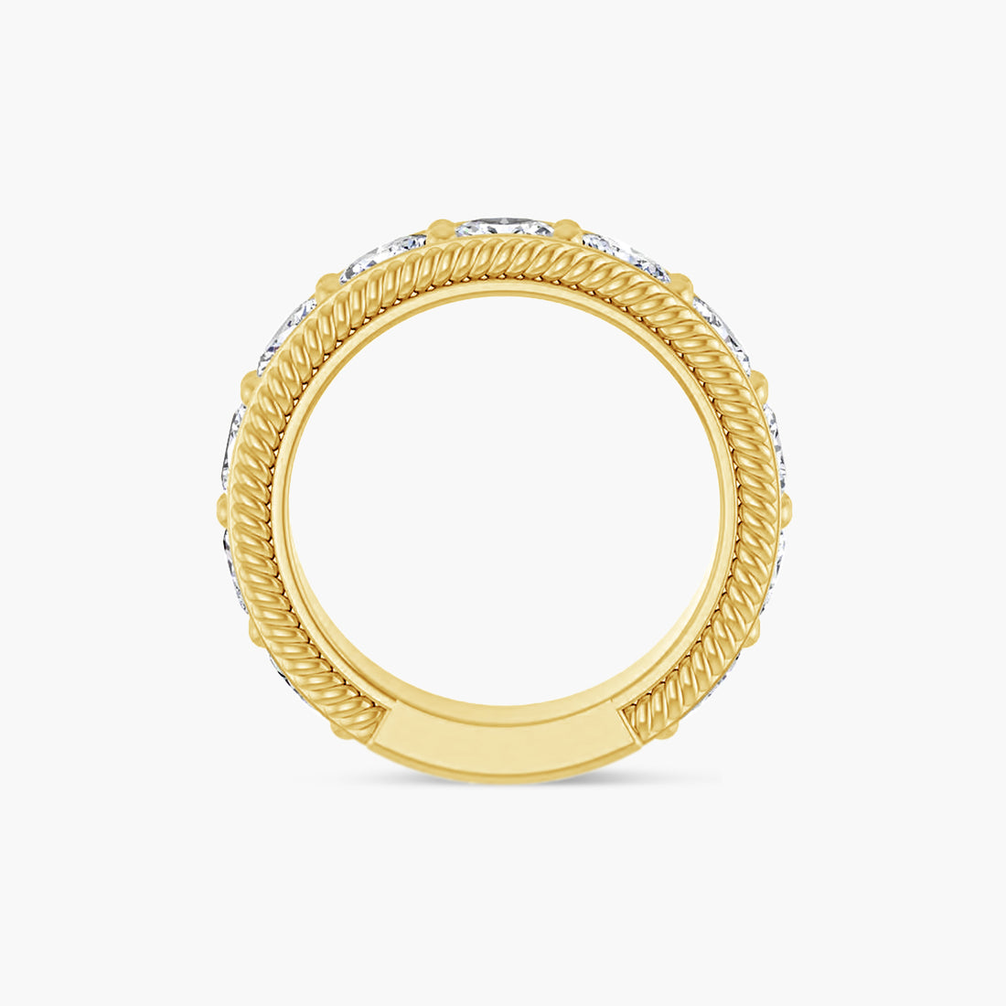 Oval Rope Anniversary Band