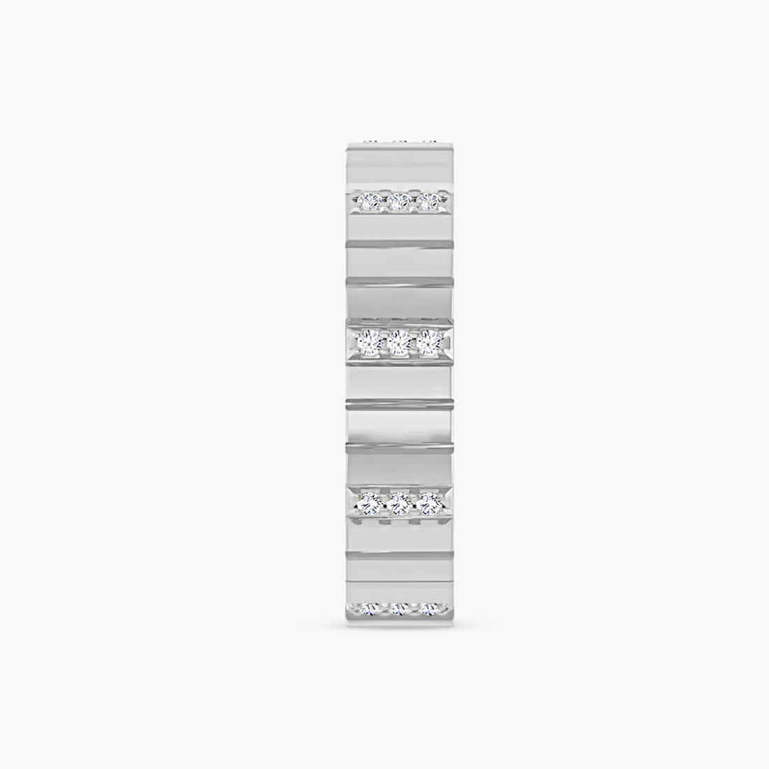 Vertical Ridge Accented Band