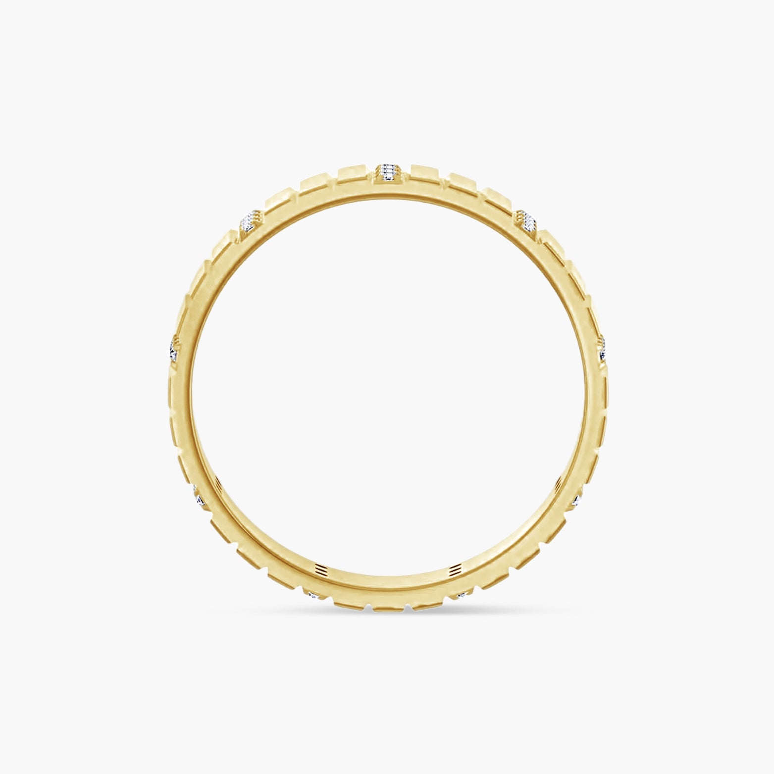 Vertical Ridge Accented Band