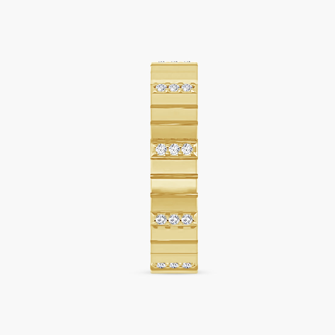 Vertical Ridge Accented Band