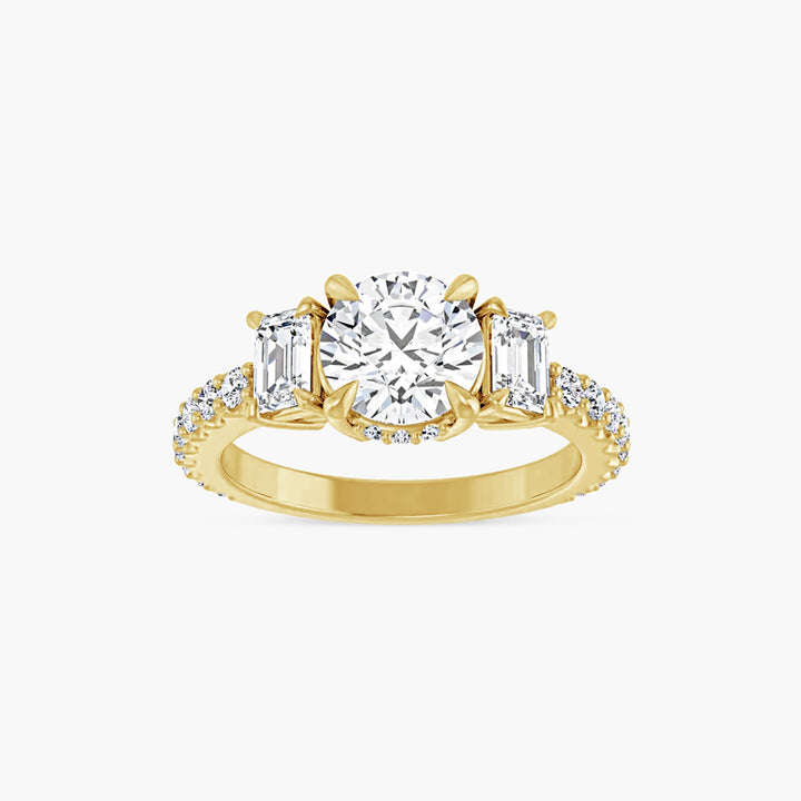 The Accented Selene Yellow Gold