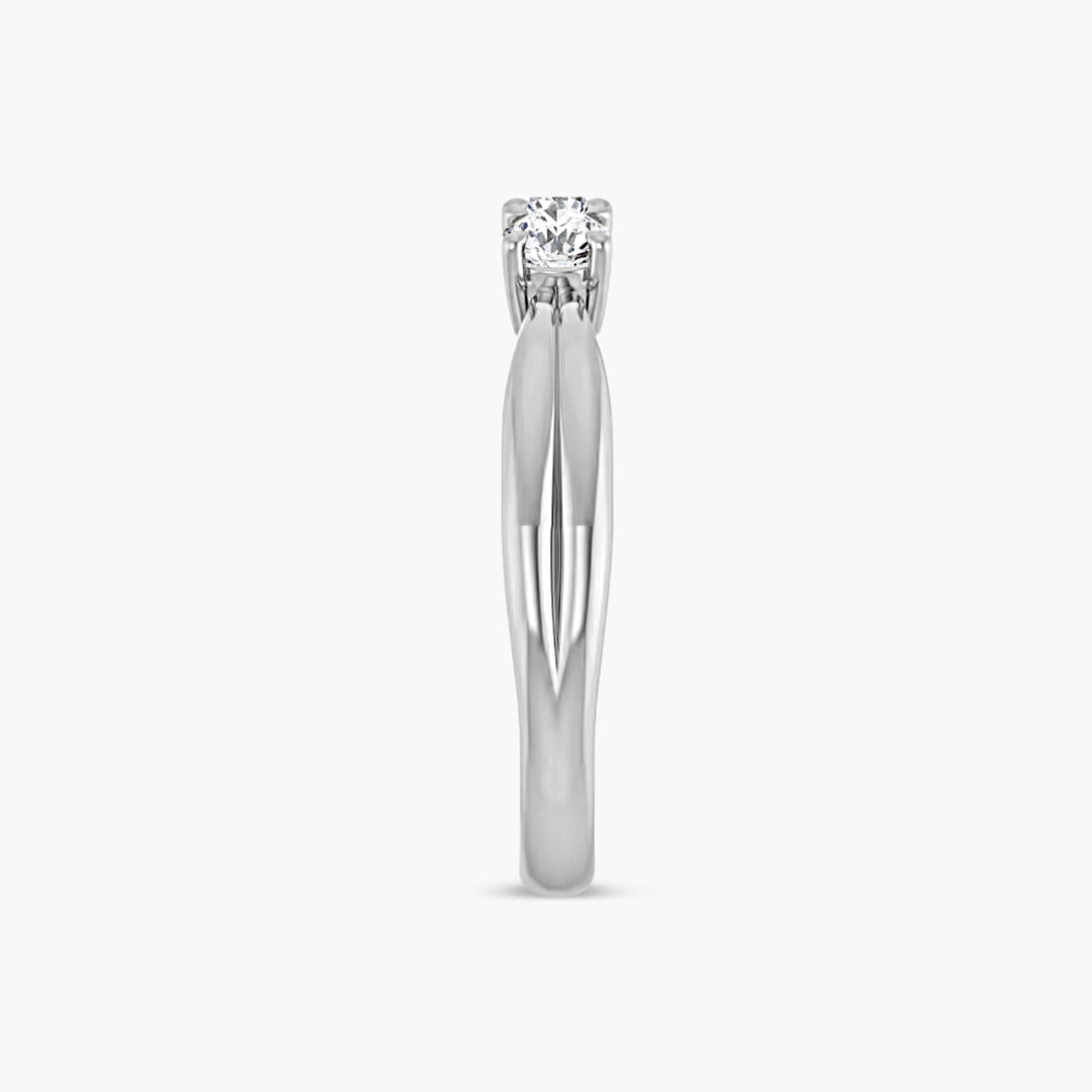 Three-Stone Round Diamond Anniversary Band