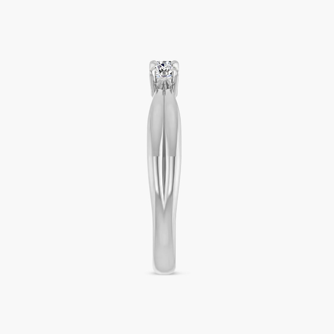 Three-Stone Round Diamond Anniversary Band