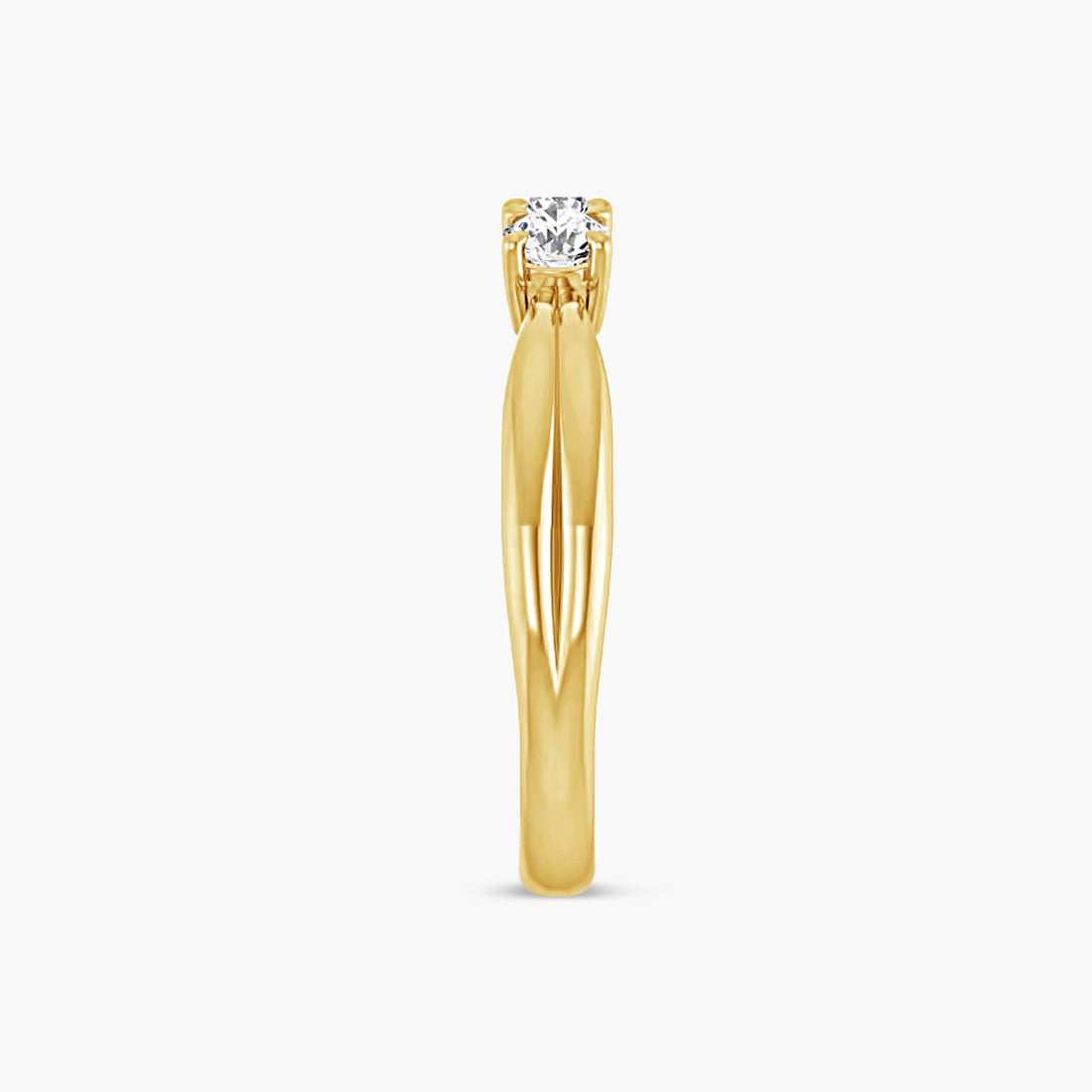Three-Stone Round Diamond Anniversary Band