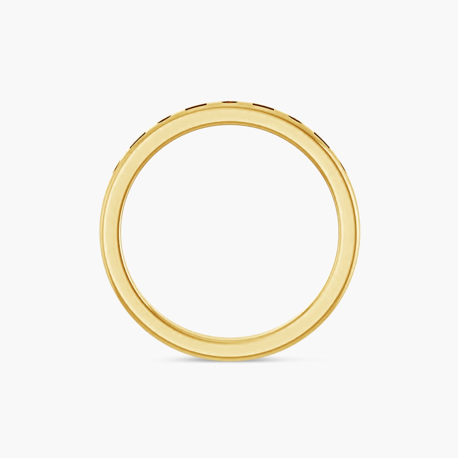 Alternating Baguette & Round Diamond Anniversary Band
