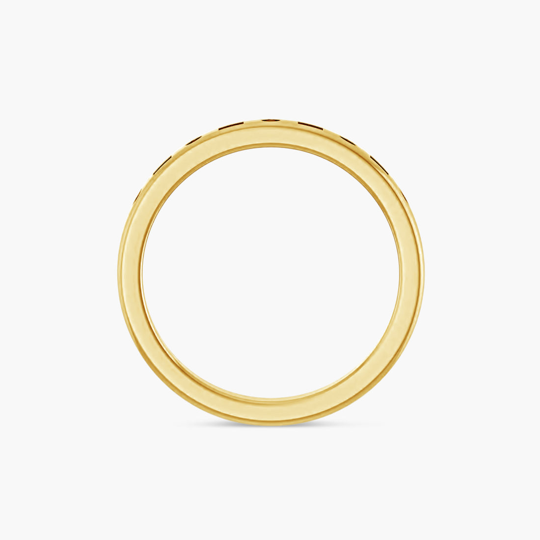 Alternating Baguette & Round Diamond Anniversary Band